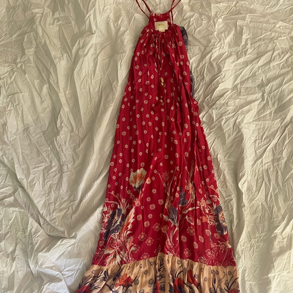 Boho maxi dress from Anthropologie